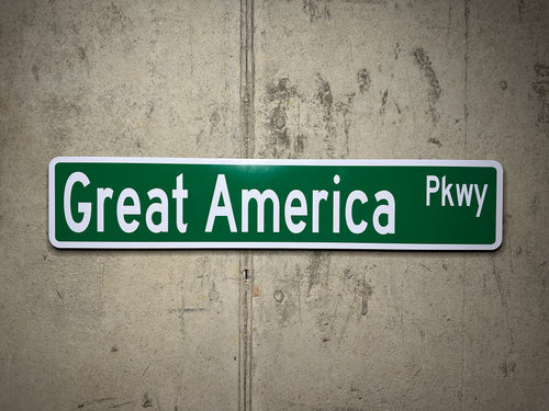 Great America Parkway Street Sign