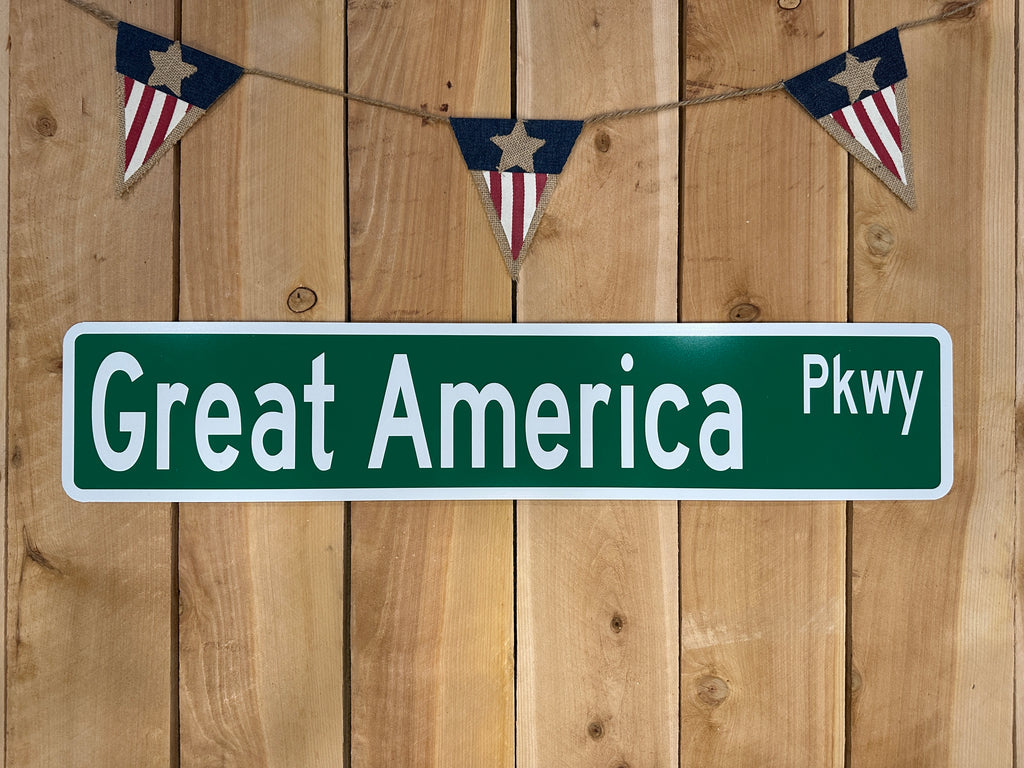 Great America Parkway Street Sign