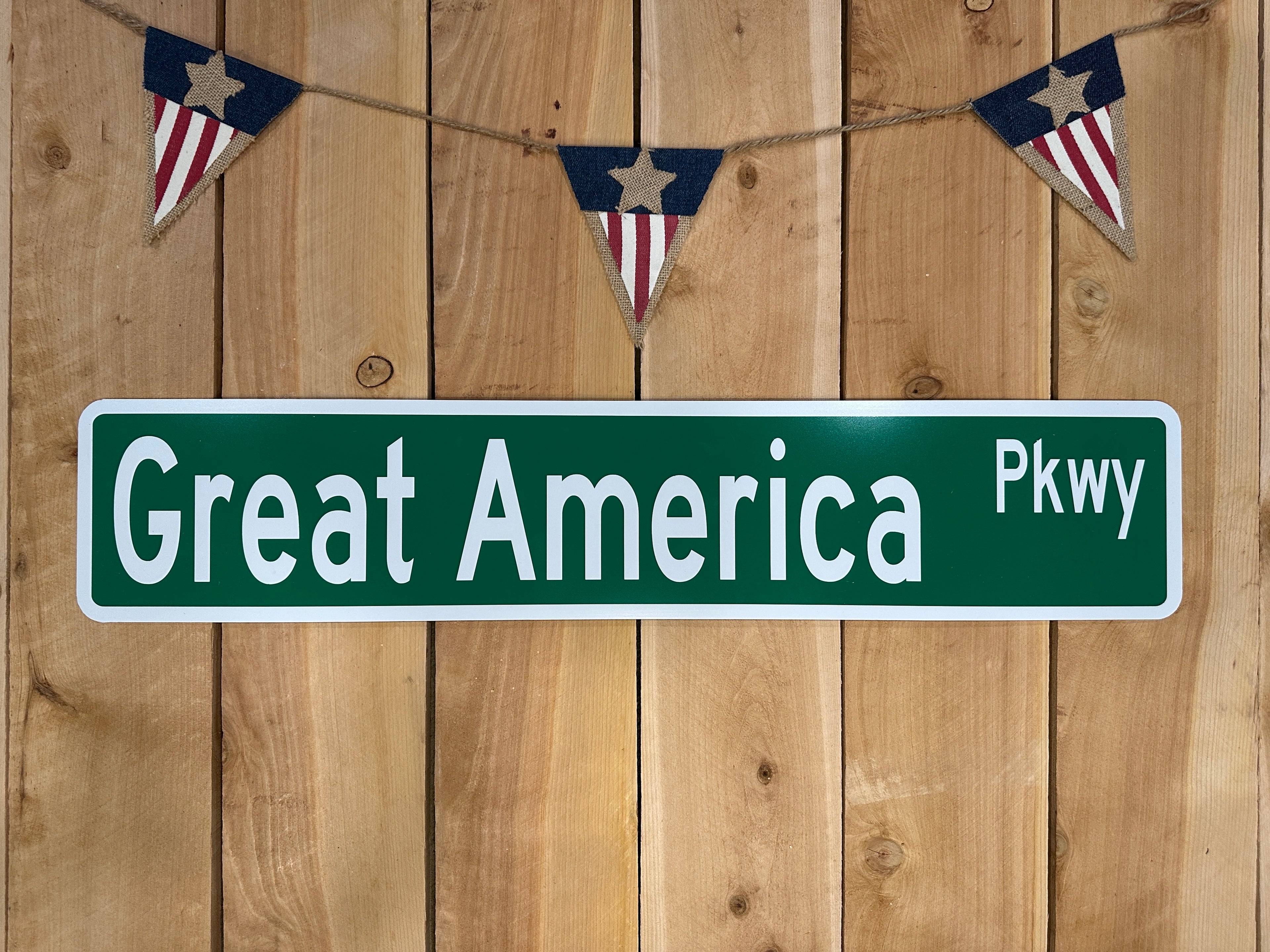 Great America Parkway Street Sign