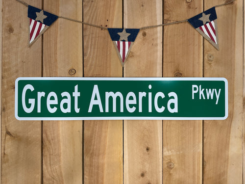 Great America Parkway Street Sign