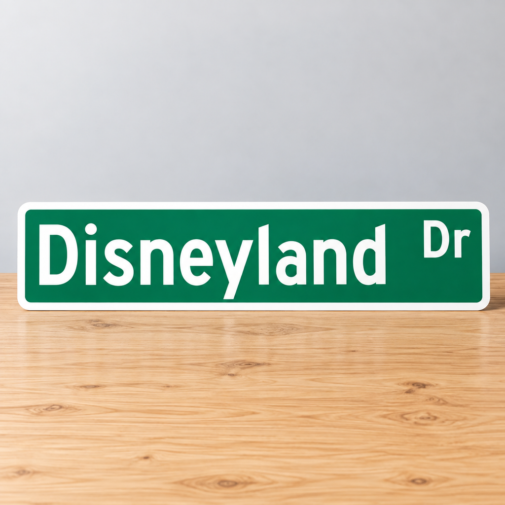 Disneyland Drive Street Sign