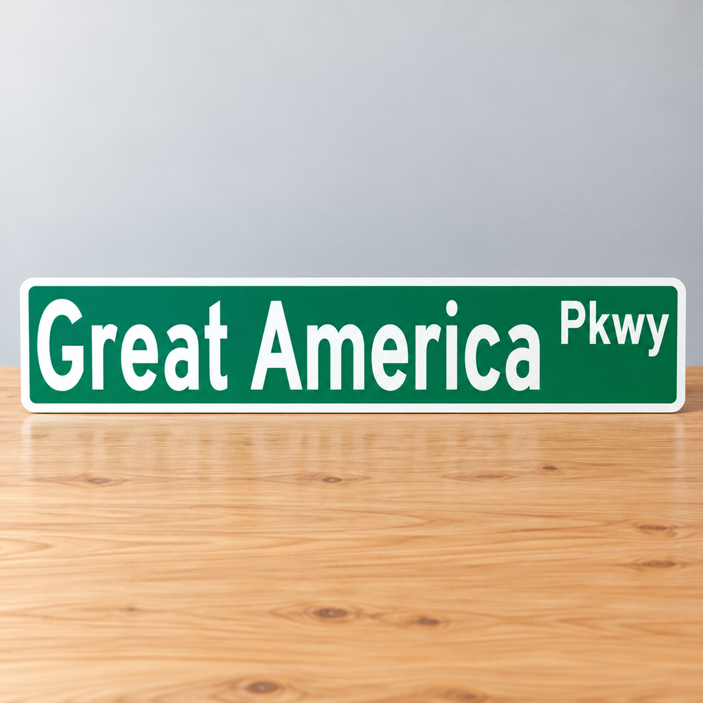 Great America Parkway Street Sign
