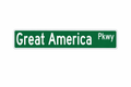Great America Parkway Street Sign
